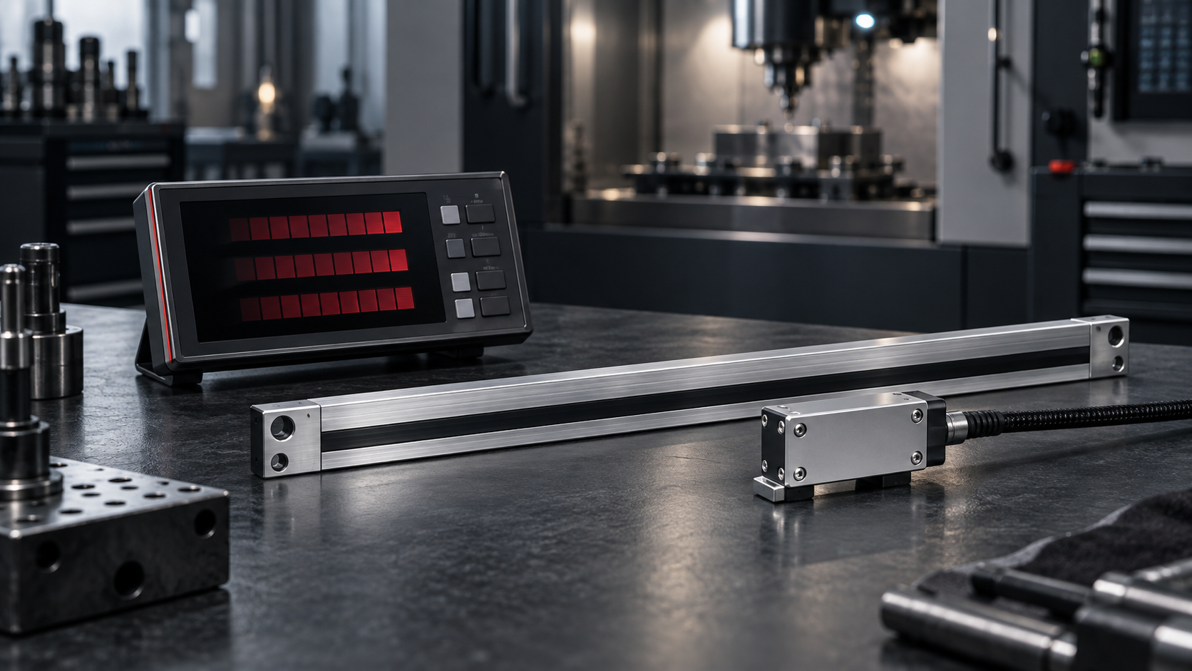 Newall Messsystem zur Achspositionsanzeige